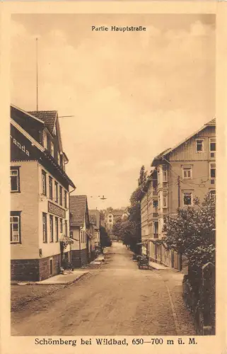 Lot209 Deutschland Teil der Hauptstraße Schomberg bei Wildbad
