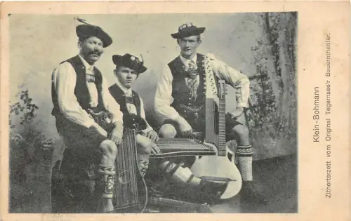 br107135 klein bohmann zitherterzett vom original tegernsee bauern germany musik