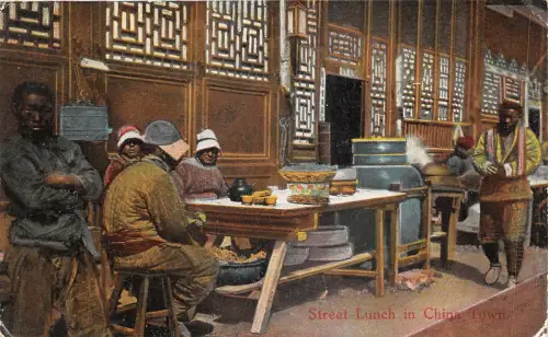 Lot141 Street Lunch in China Stadt Typen Folklore China Shanghai Kingshill