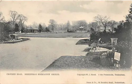 uk40043 Croydon Road Beckenham Erholungsgelände Echtfoto UK
