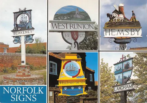 uk36563 norfolk sign uk lot 7 uk