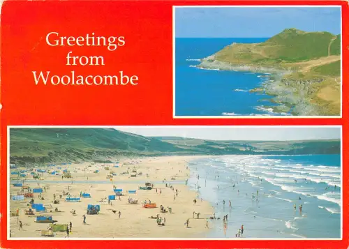 uk36724 greetings from woolacombe uk lot 8 uk