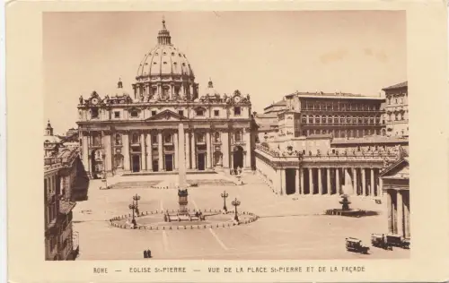 BF32529 eglise st pierre vue de la place st pierr roma italy front/back image