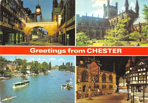 uk36492 greetings from chester uk lot 7 uk
