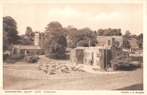 uk39545 Cockington Court Cafe Torquay Echtfoto UK Lot 22 UK