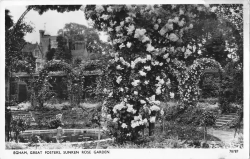 uk39548 versunkene rosengärten great foster egham echtfoto uk lot 22 uk