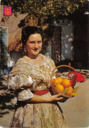 Konvolut 41 Valencia Spanien Valencian Typen Folklore Kostüm orange