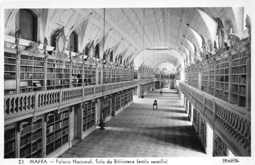 Lot 40 Portugal Mafra Nationalpalast Bibliothek Raum