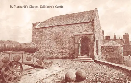 uk38623 castle st margarets chapel edinburgh scotland real photo uk lot 18 uk