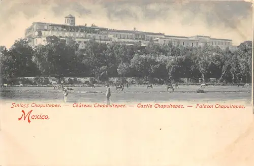 US5475 Mexico Castle Chapultepec Litho