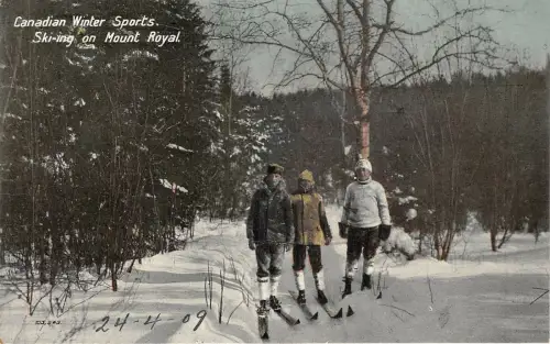 br105494 Wintersport Skifahren auf Mount Royal Canada Toronto
