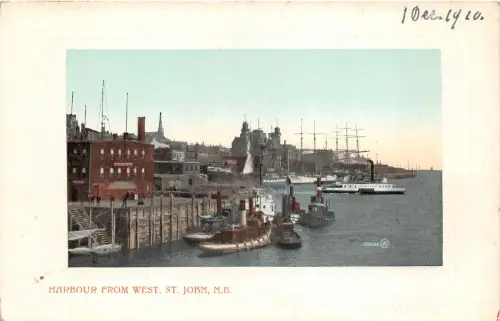 br105594 Hafen von West St John Canada