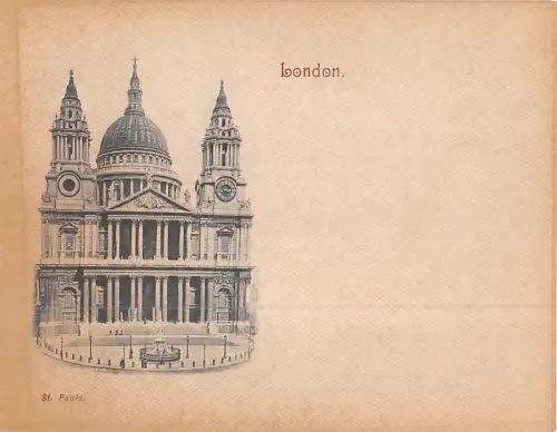 Br34319 London St. Pauls England