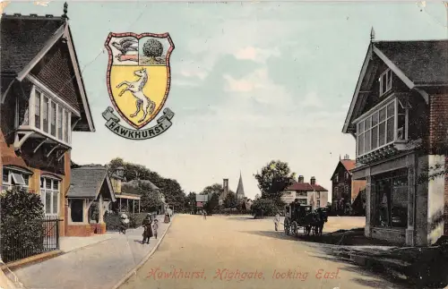 BR75132 Hawkhurst Highgate Looking East Wagen UK