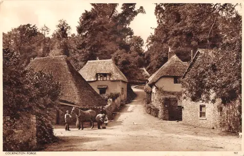 uk38654 cockington forge real photo uk lot 18 uk