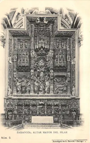 Lot 39 Saragossa Spanien Hauptaltar der Säule