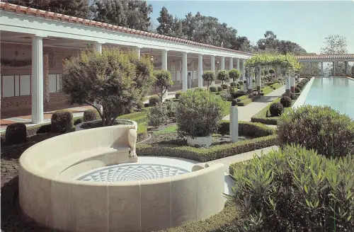 Lot 14 USA J Paul Getty Museum Malibu California Main Peristyle Garden
