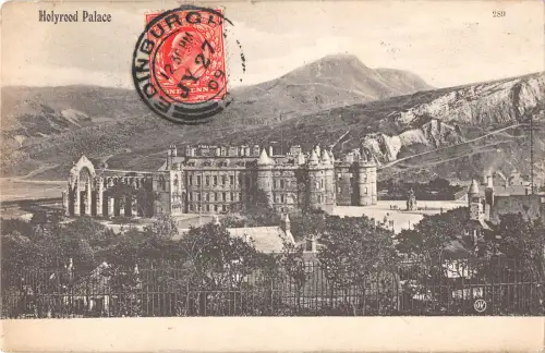 uk39559 holyrood palace scotland real photo uk lot 22 uk