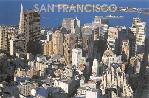 Lot 12 USA San Francisco California Aerial of Downtown Alcatraz Island