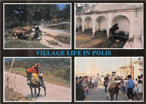 Lot 1 Zypern Polis Dorfleben Esel Reiten Ziege Folklore Arten