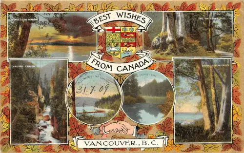 br105868 beste Wünsche aus Kanada Vancouver Canada