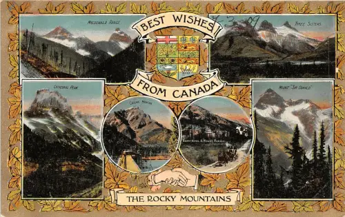 br105941 rocky mountains beste Wünsche aus Kanada