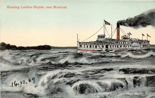 br105854 laufmaschine Stromschnellen Montreal Kanada Dampfgarer Brockville