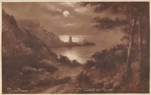 uk39447 ansteys cove torquay real photo uk lot 22 uk