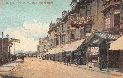 BR65785 Regent Street Weston Super Mare Salisbury S Bazaar UK