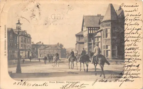 BR64603 High Street Newmarket Reiten UK