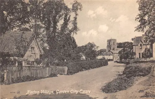 BR64558 Norton Village Garden City Estate UK