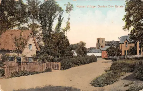 BR74981 Norton Village Garden City Estate UK