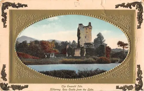 uk38397 Smaragd Insel Killarney Ross Castle aus dem See Irland Lot 16 UK