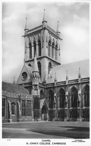 uk39023 Chapel St Johns College Cambridge Echtfoto UK Lot 20 UK