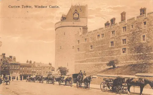 uk39296 Ausgangssperre Turm Windsor Castle Echtfoto UK Lot 21 UK