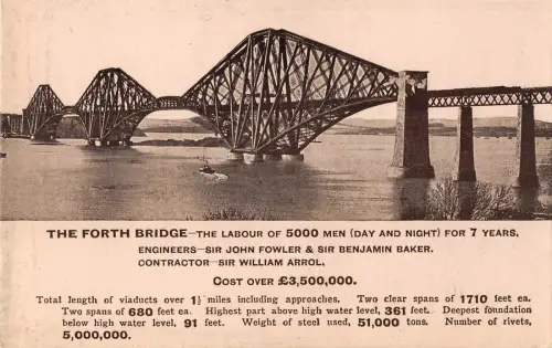 uk39230 Fort Bridge Schottland Echtfoto UK Lot 21 UK