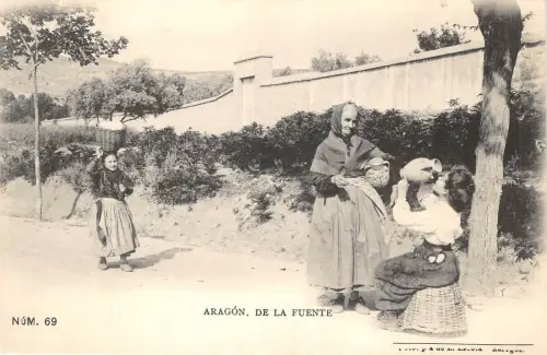 uk42805 aragon de la fuente spanien verkäufer folklore granada
