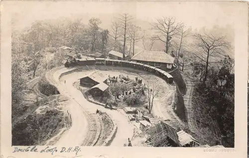 Lot146 Echt Foto Doppelschleife D Hry Eisenbahn Zug Dhalpukhuri Indien