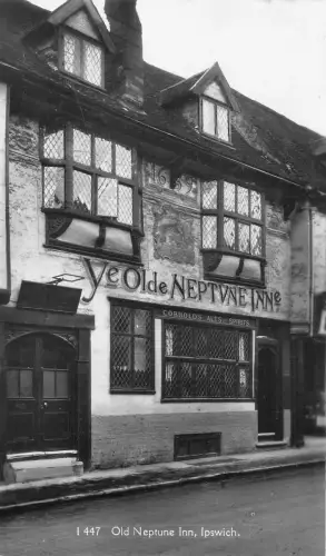 uk51186 altes Neptun Gasthaus Ipswich Echtfoto UK Pub Bar Restaurant