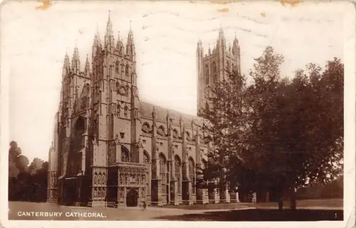 uk39198 canterbury cathedral real photo uk lot 20 uk