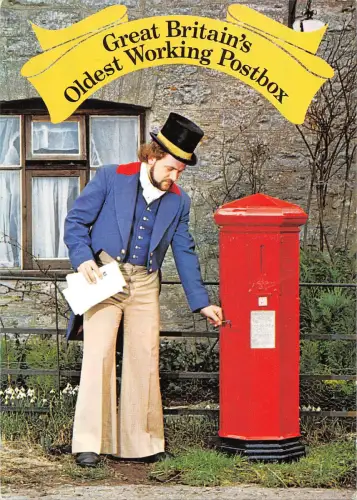uk35738 ältester funktionierender Briefkasten Sherborne Dorset UK Lot 3 UK Postman Post