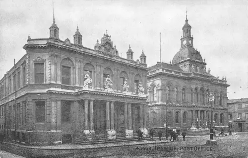 uk38750 post office ipswich real photo uk lot 18 uk