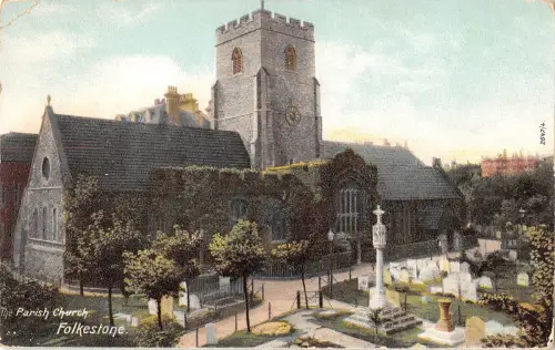 uk38701 parish church folkestone uk lot 18 uk
