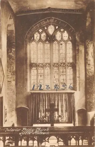 uk38409 interior priory church little malvern real photo uk lot 17 uk