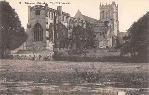 uk38445 christchurch priory real photo uk lot 17 uk