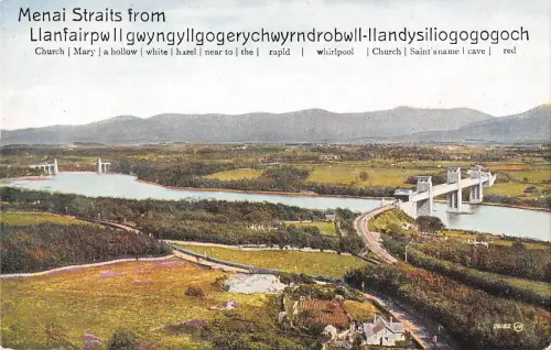 uk38724 menai straits from llanfairpwllgwyngyll wales uk lot 18 uk