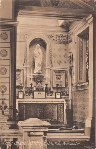 uk38404 Lady Chapel Catholic Church Worcester Echtfoto UK Lot 17 UK