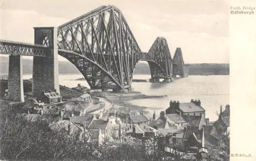 uk38588 fort bridge edinburgh scotland real photo uk lot 17 uk