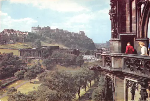 uk35719 edinburgh castle from scott monument scotland uk lot 3 uk