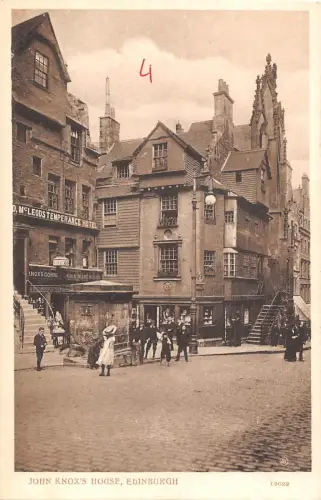 uk38589 john knoxs house edinburgh scotland real photo uk lot 17 uk